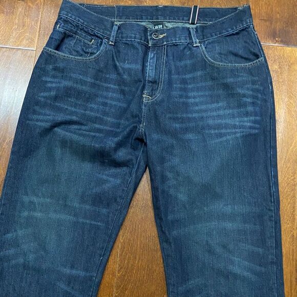 Ecko Unltd. Vintage Y2K Bootcut Dark Denim Blue Jeans Men's Size 38 x 32 - Picture 3 of 10
